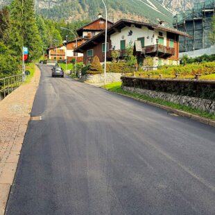 Cortina d’Ampezzo: al via i lavori di asfaltatura stradale