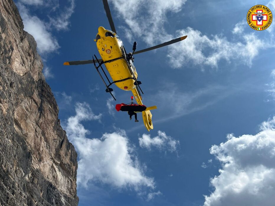 RECUPERATA ESCURSIONISTA IN FERRATA