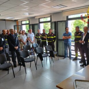 IL NUOVO PREFETTO DI BELLUNO IN VISITA ALLA SEDE DEL COMANDO PROVINCIALE DEI VIGILI DEL FUOCO DI BELLUNO