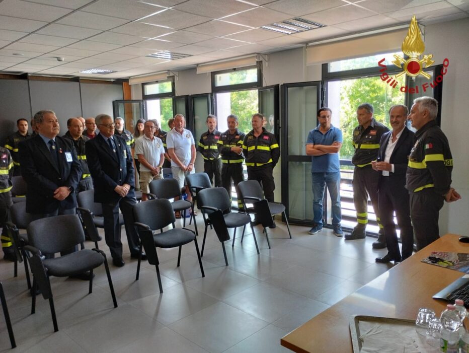 IL NUOVO PREFETTO DI BELLUNO IN VISITA ALLA SEDE DEL COMANDO PROVINCIALE DEI VIGILI DEL FUOCO DI BELLUNO