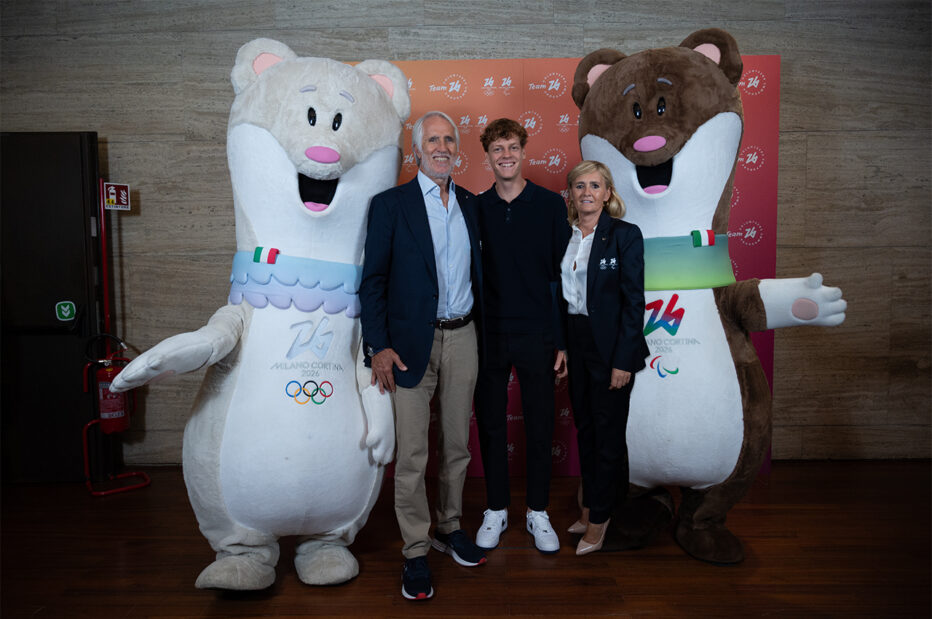 JANNIK SINNER È IL PRIMO VOLONTARIO DI MILANO CORTINA 2026