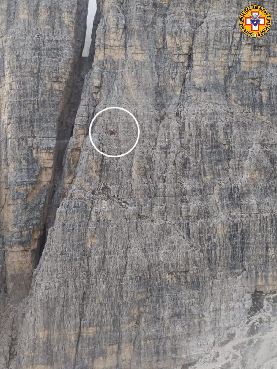 SOCCORSO ALPINISTA SULLE TRE CIME DI LAVAREDO