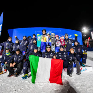 L’Italia domina la decima edizione della Coppa del Mondo di snowboard Cortina d’Ampezzo