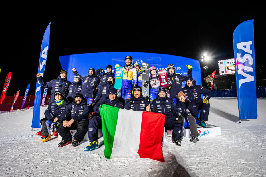 L’Italia domina la decima edizione della Coppa del Mondo di snowboard Cortina d’Ampezzo