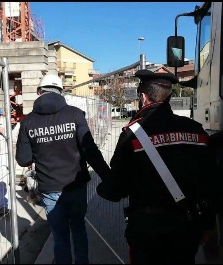 A Cortina d’Ampezzo, controlli dei Carabinieri del Nucleo Ispettorato del Lavoro.  Elevate sanzioni per 100mila euro a carico di 12 imprese edili irregolari.